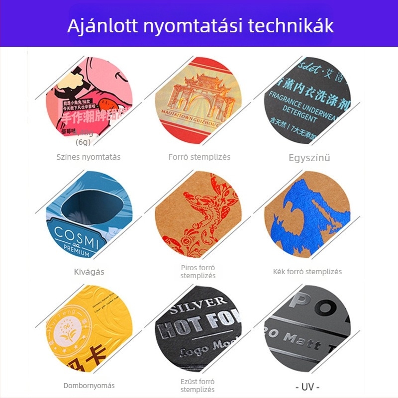Személyre szabott hajlított fehér kartondobozok színes nyomtatással gyógyszerek, kozmetikumok és élelmiszerek számára