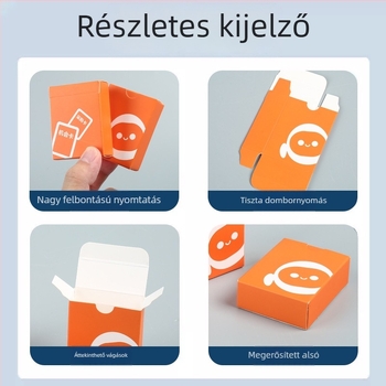 Fehér kartondoboz csomagoláshoz, testreszabható, hullámkarton doboz parfümök és kozmetikumok számára, logó nyomtatás elérhető
