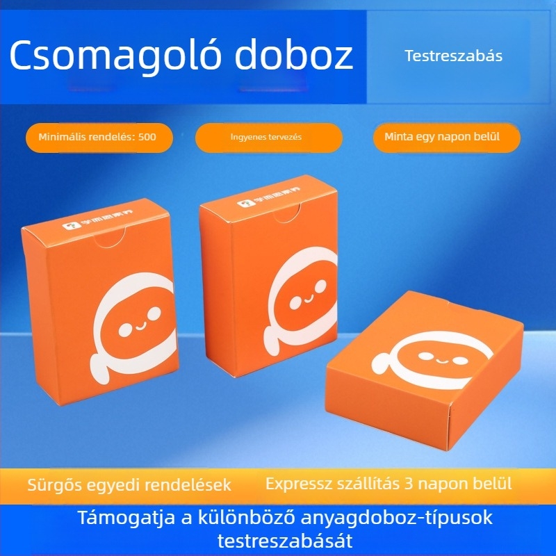 Fehér kartondoboz csomagoláshoz, testreszabható, hullámkarton doboz parfümök és kozmetikumok számára, logó nyomtatás elérhető