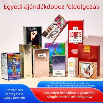 Személyre szabott ajándékdobozok kemény hullámkartonból, papírdoboz gyümölcs- és tengeri ételek csomagolásához