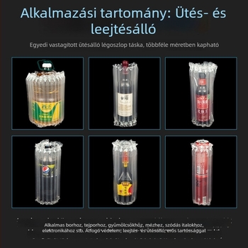 Felfújható levegőoszlopos zacskó törékeny árukhoz, párnázó csomagolás, testreszabható