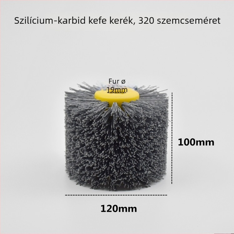 DuPont selyem huzalos csiszolókerék fának, szilicium-karbid abrazív polírozó kerék