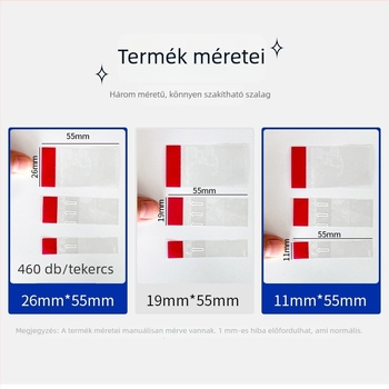 Könnyen téphető záró címkék, átlátszó csomagoló szalag italokhoz, kis műanyag zárófilm a csomagoláshoz