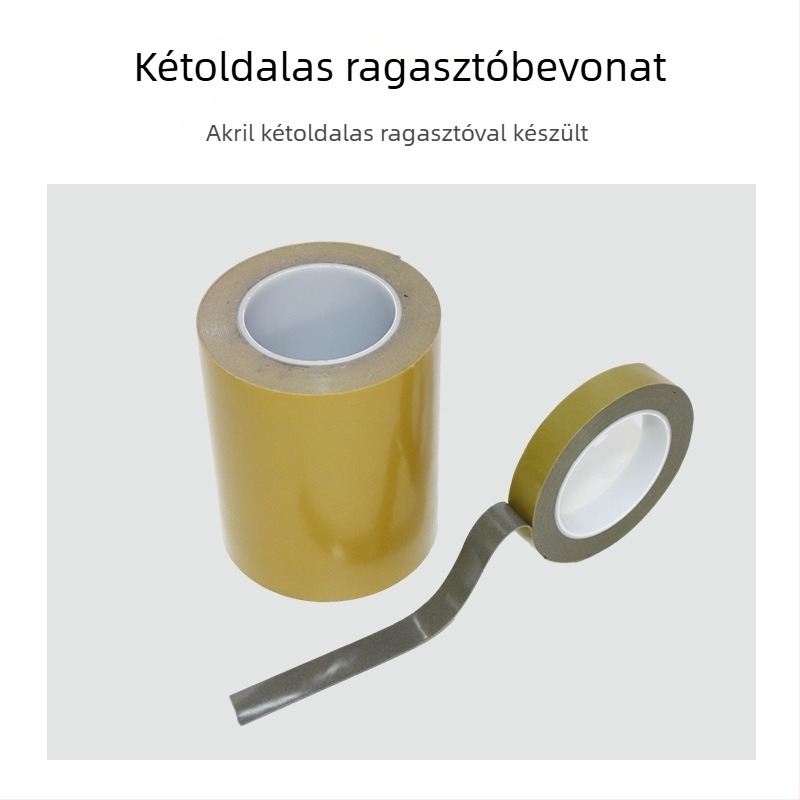 Átlátszó PET dupla oldalas ragasztószalag záráshoz és csomagoláshoz, ultra vékony, erős ragasztó, írható felület, hossz testre szabható