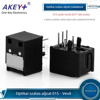 015 DLT1160 Audió optikai szálas vevőterminál – terminális csatlakozó