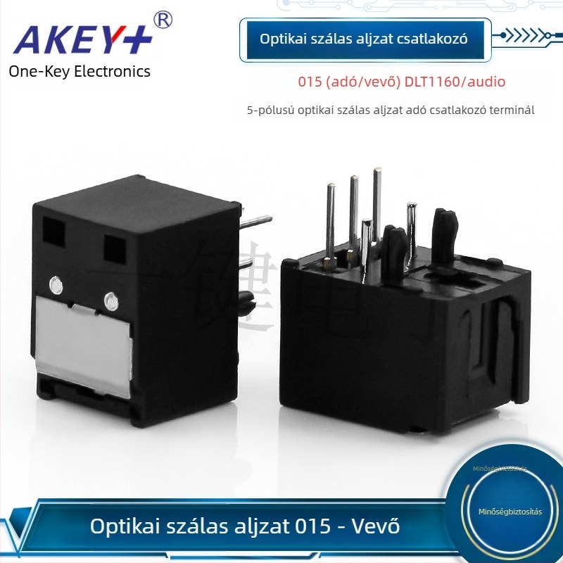 015 DLT1160 Audió optikai szálas vevőterminál – terminális csatlakozó