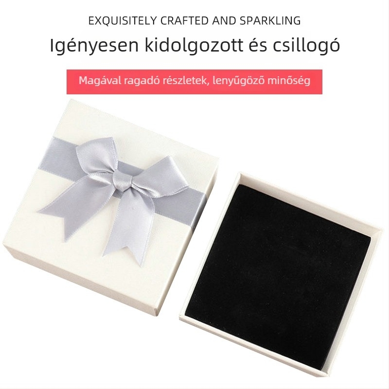 Elegáns ékszerdoboz húzófiókkal nyakláncok, fülbevalók és karkötők számára – testreszabható