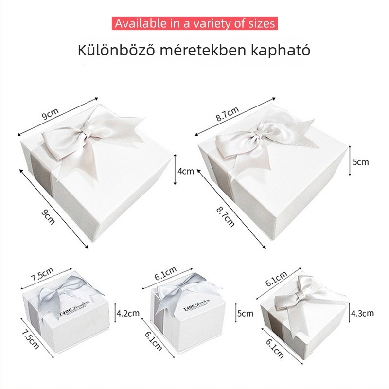 Elegáns ékszerdoboz húzófiókkal nyakláncok, fülbevalók és karkötők számára – testreszabható