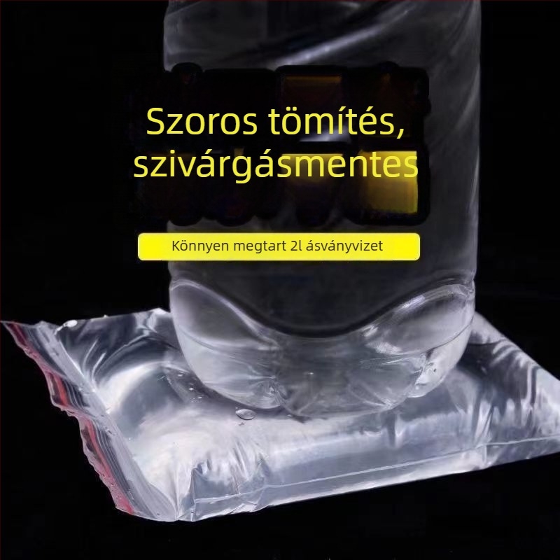 Újra zárható vastag műanyag tasakok élelmiszer-tartósítására és tárolására