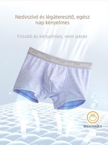 Fiúk számára készült színes pamut boxeralsó