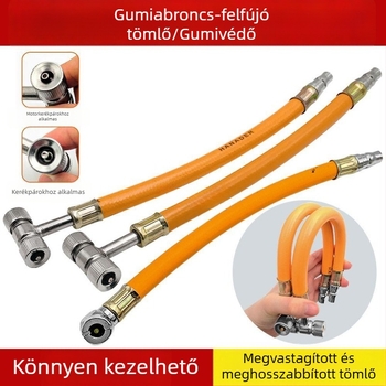 Görgőkaros kerékfúvó adapter – gyors felfúvó fej motorkerékpárhoz, kerékpárhoz és teherautóhoz