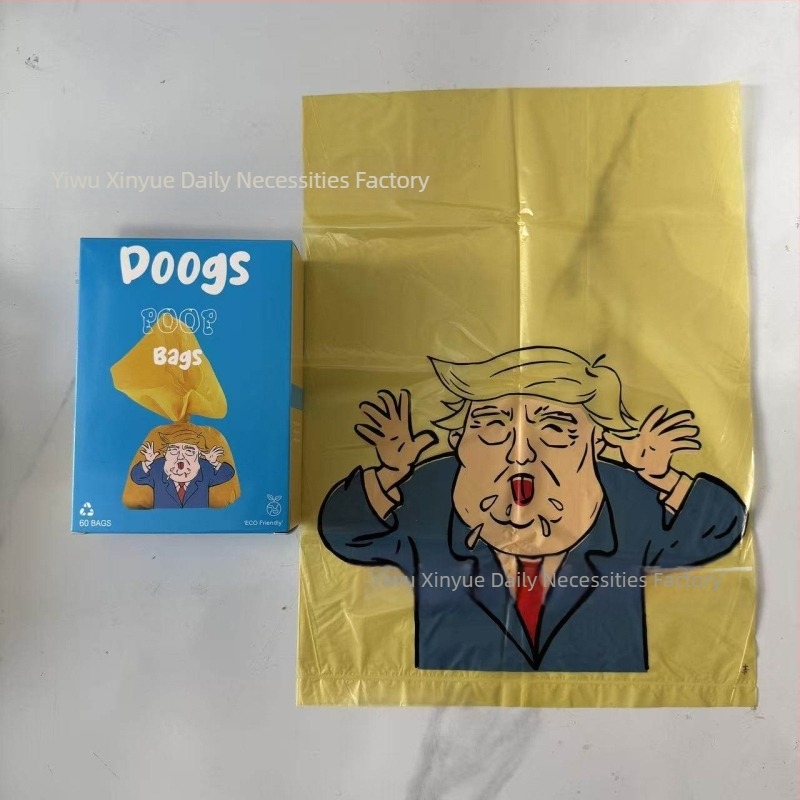 Kutyapiszok zacskók, 60 darab, vicces dizájn