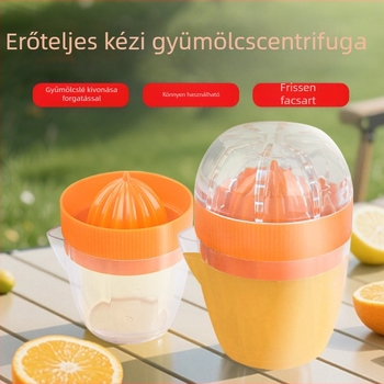 Kézi gyümölcsprés, citromprés, hordozható kézi facsaró otthoni használatra