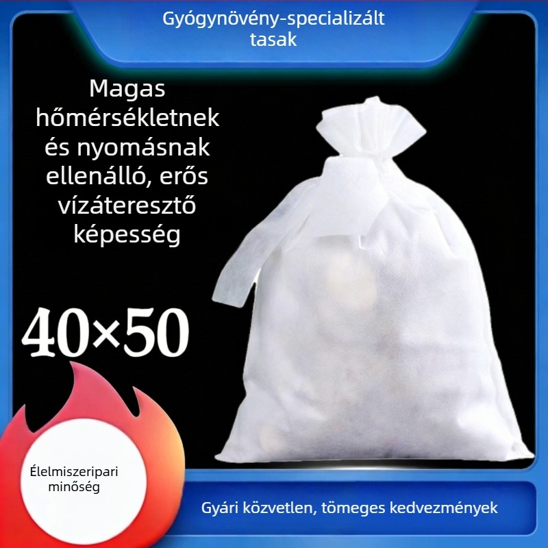 Egyszer használatos, nem szövött anyagból készült tasak hagyományos kínai gyógyászat dekokcióhoz és szűréshez