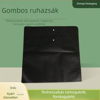 Egyedi nem szövött kézitáska logóval, színes laminált nyomtatással ruházati termékek vásárlásához — ajándéktáska személyre szabható nyomtatással