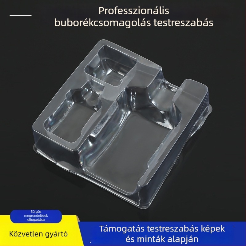 PVC blister tálca és átlátszó csomagoló doboz, testreszabható