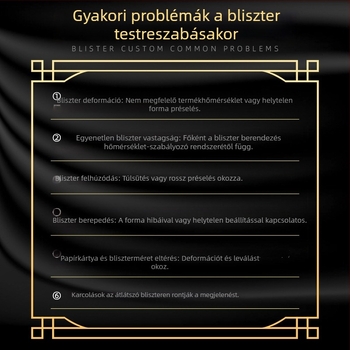 Áttetsző PP műanyag csomagoló doboz PVC-bliszterrel kozmetikumokhoz, játékokhoz és élelmiszerekhez