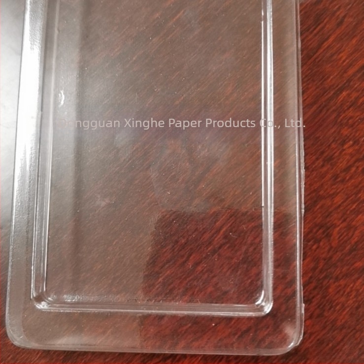 Átlátszó PET bliszter doboz PVC dobozzal, zárt műanyag csomagolás, testre szabott PET doboz, méret 12×12×30, modell 989