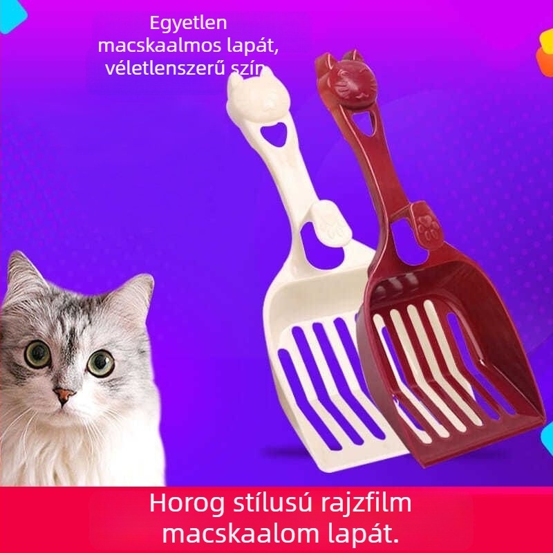 Rozsdamentes acél macskaalomkanál finom lyukakkal, nagy méretű
