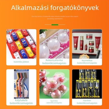 Személyre szabható, átlátszó ajándékdoboz születésnapi torták és desszertek számára PVC/PET műanyagból