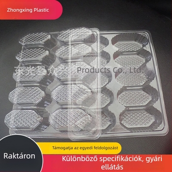 Egyedi műanyag kozmetikai csomagoló doboz flockolt PVC-vel és blister tálcával