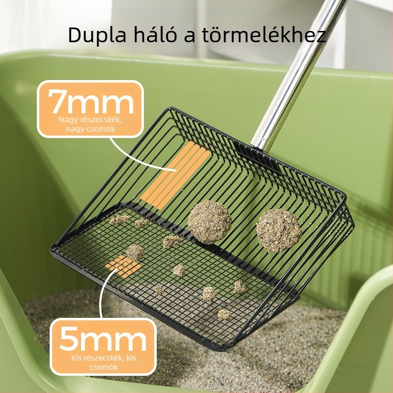 Új, fejlett, meghosszabbított macskaalom-lapát és csirkedeklagló trágyalapát farmhoz — többfunkciós hulladékgyűjtő eszköz
