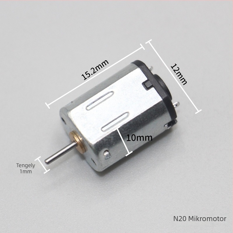 N20 mikro motor ajtózárhoz, mikro DC motor, intelligens ajtózár, elektromos zár, vibrációs motor