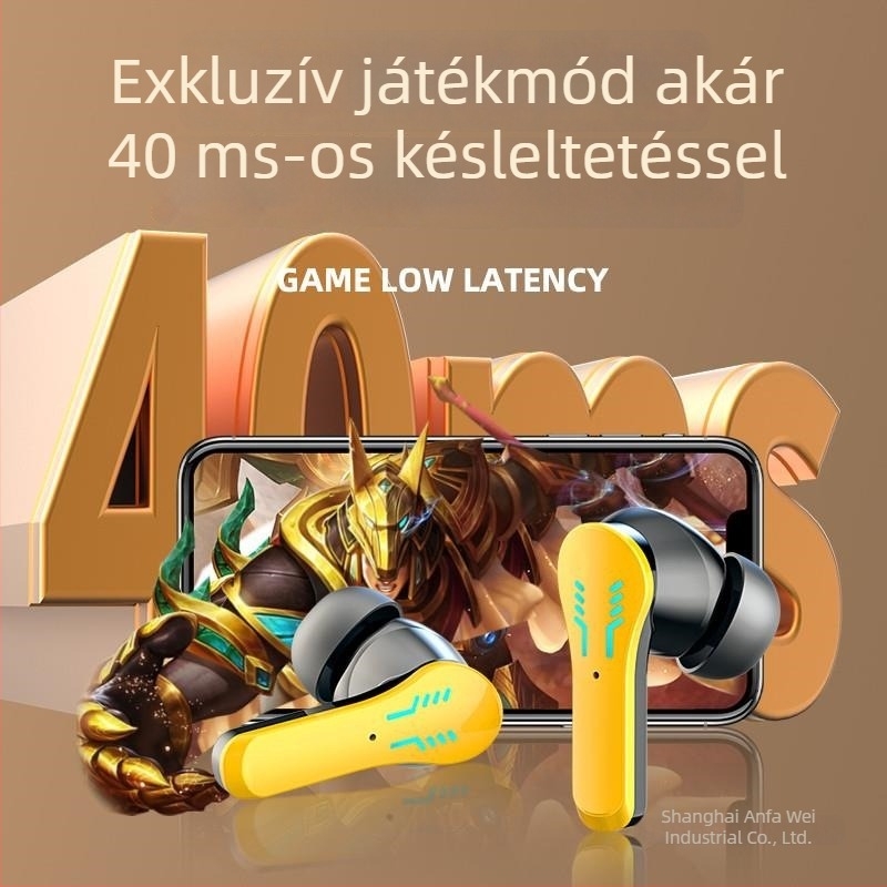 Bumblebee vezeték nélküli Bluetooth gaming fejhallgató alacsony késleltetéssel, in-ear, 2026 modell