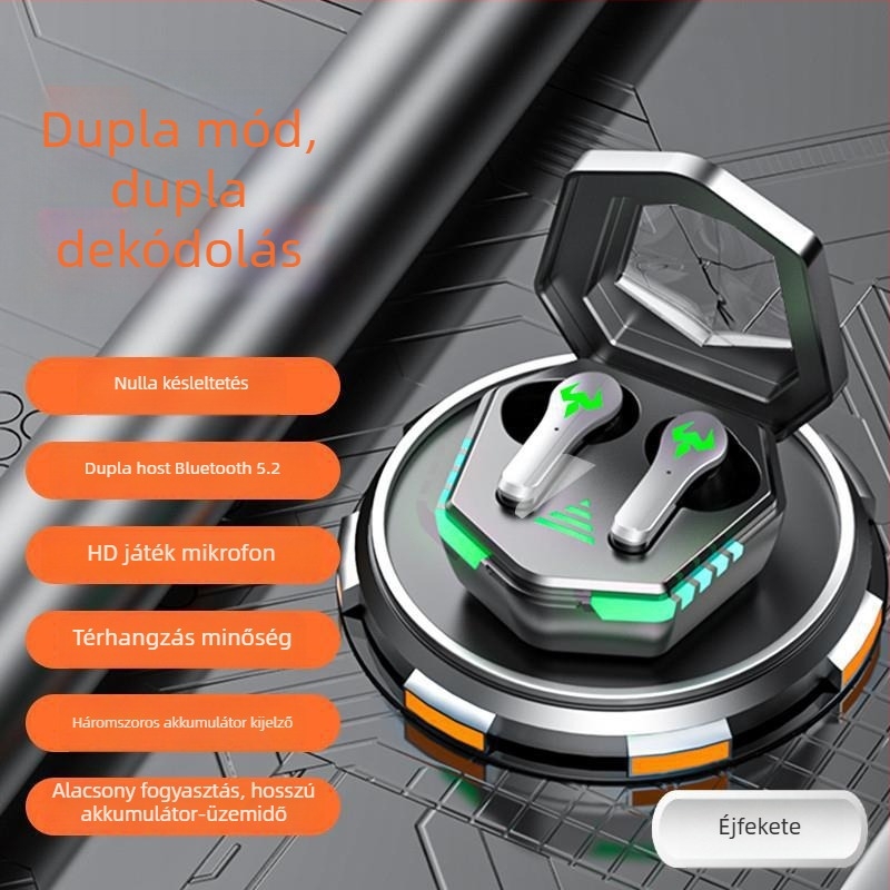 Bumblebee vezeték nélküli Bluetooth gaming fejhallgató alacsony késleltetéssel, in-ear, 2026 modell