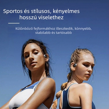Új AI‑fordításos csontvezetéses Bluetooth fülhallgató, sportos nyitott fülhallgató, hosszú üzemidővel