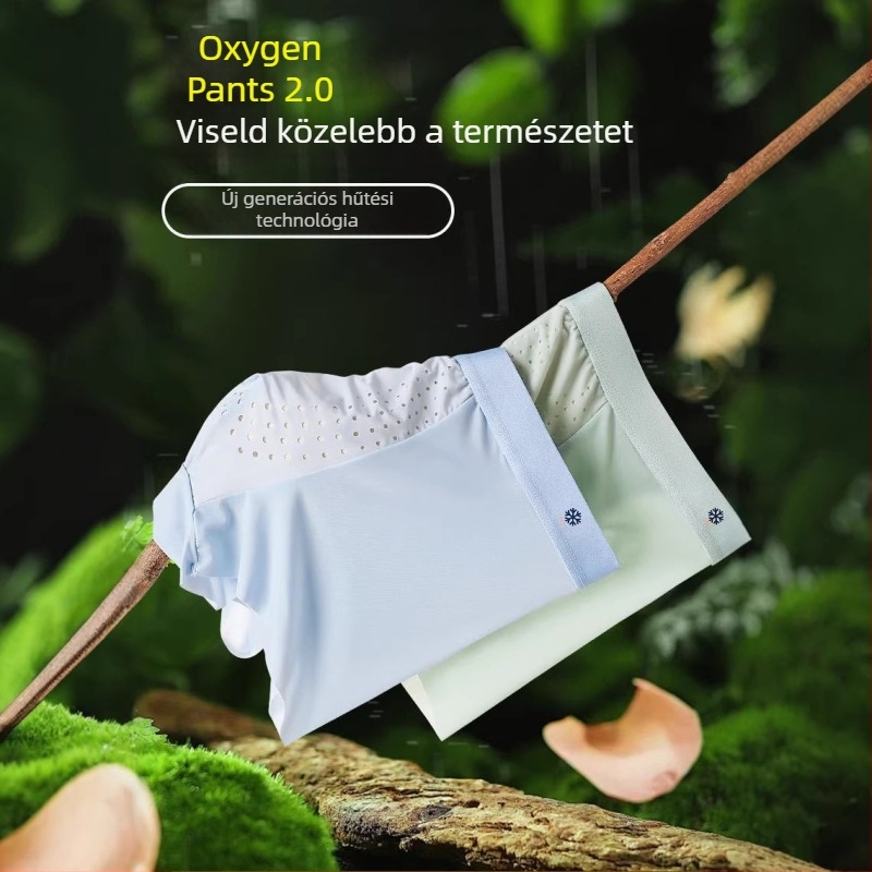 Férfi ice silk boxeralsó – ultra vékony, légáteresztő, gyorsan száradó, nagy méret