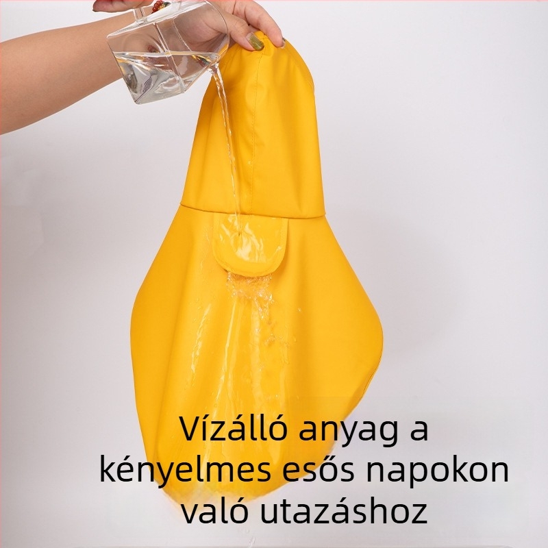Vízálló, teljes lefedettségű esőköpeny kis- és közepes méretű kutyáknak, Teddy-stílus, ideális corgi és schnauzer számára