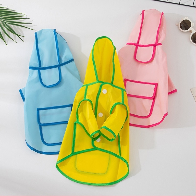 Új nyári esőkabát kutyáknak, háziállatok számára