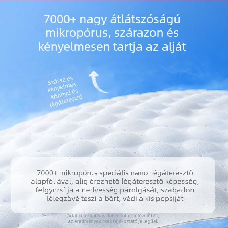 Macskák és kutyák számára – lélegző antibakteriális pelenkák és vizeletbetétek