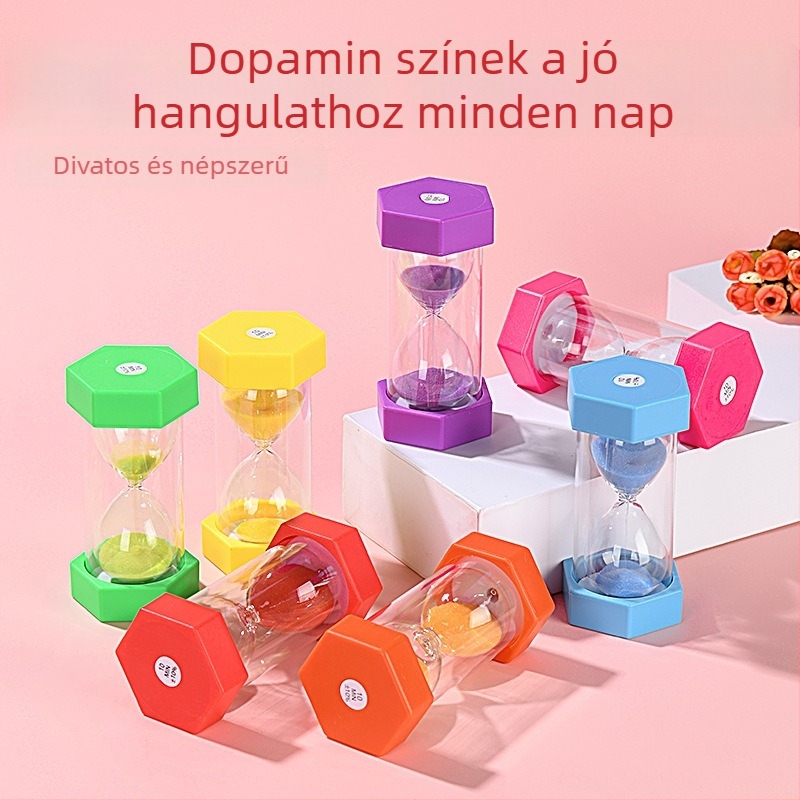 Személyre szabott ütésálló homokóra gyerekeknek, prémium időmérő design