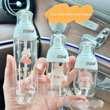 Dundun-stílusú lotionos üveg pumpával – üres kozmetikai üveg (30ml/60ml/100ml)