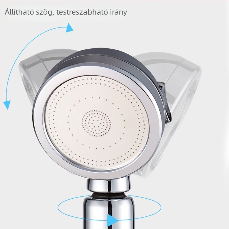 Nyomásnövelő zuhanyfej szűrővel, kézi zuhanyzáshoz otthoni fürdőszobához