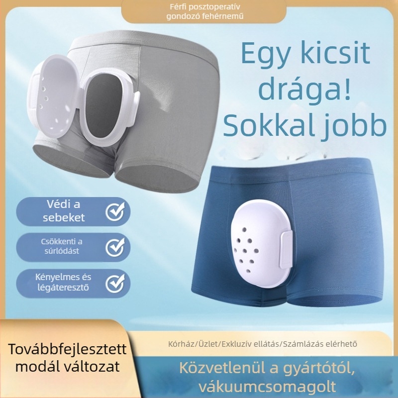 Modal anyagú posztoperatív férfi alsónemű körülmetélés utáni ápoláshoz