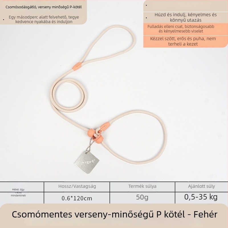 P-Rope kutyapóráz közepes és nagy testű kutyáknak, edzőpóráz kis- és kölyökkutyák számára