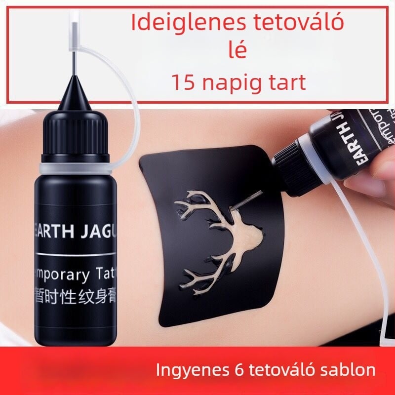 Félpermanentes mini tetoválás sablonok, koreai kivágásokkal ellátott atlasz, ujjtetoválás matricák, letisztult, friss dizájn