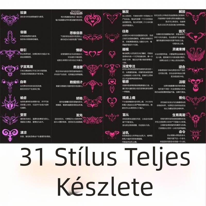 Succubus tetováló matricák bokákra, lábakra és az alsó hasra, hegfedés, vízálló, hosszú élettartamú, színes, diszkrét, szexi, félénk szobalány