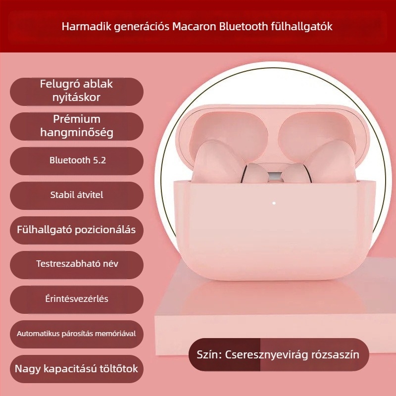 Vezeték nélküli Bluetooth fülhallgató csontvezetéses technológiával, fülcsipesz dizájn, fájdalommentes viselés, hosszú üzemidő, sporthoz és futáshoz vízálló.