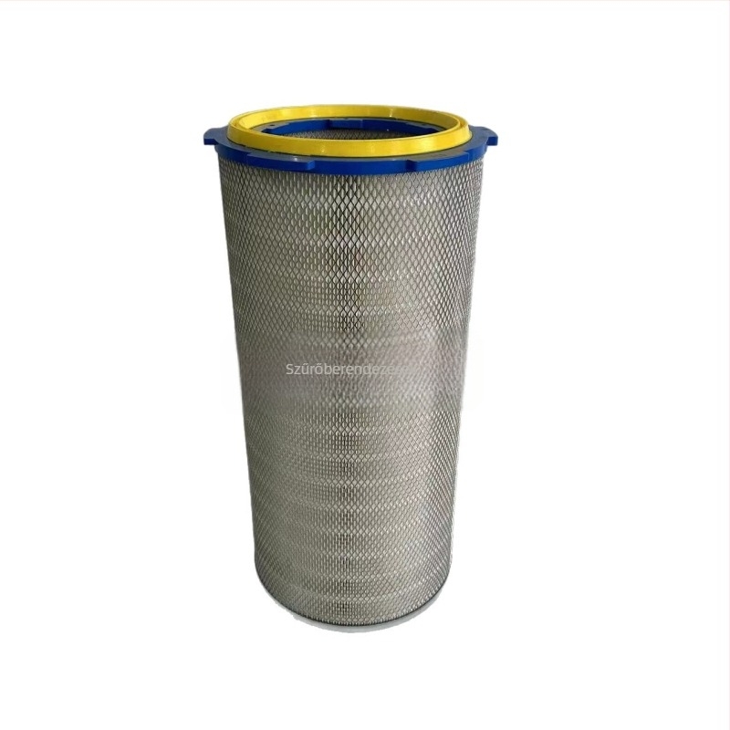 K3275 Ipari porleválasztó szűrő cartridge, 325×750 és 320×750 méretű, öntisztító levegőszűrő elem