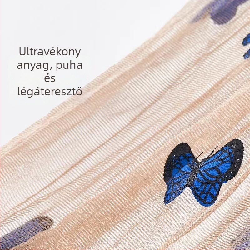 Kék masnis harisnyanadrág nőknek, fehér mintás nyomtatás, anti-szakadás, vékony áttetsző harisnya szabad lábakhoz