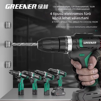 Elektromos fúróhoz tartozó szerszámkoffer és teljes otthoni szerszámkészlet villanyszerelőknek és ácsoknak