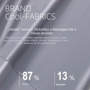 Jégselyem férfi alsónemű nyárra, légáteresztő boxerek Mulberry Silk bélésével, egyszínű