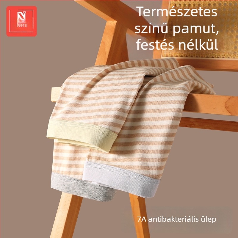 Férfi színes pamut boxeralsónemű antibakteriális intim terület, légáteresztő, középmagas derék, 95% pamut