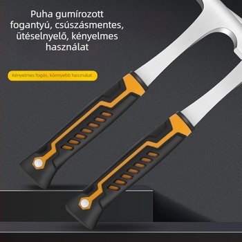 Szakmai geológiai felmérő kalapács, lemezkalapács, többfunkciós háztartási eszköz éles és sík fejjel a hegymászáshoz, kőzetkitermeléshez és bányászathoz