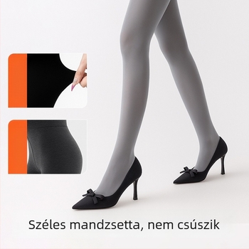 Női őszi-téli matt hatású karcsúsító harisnyanadrág, melegen tartó, hasi formázás
