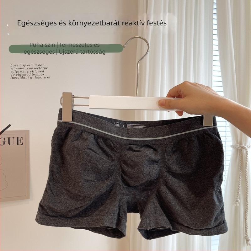 Férfi alsónemű plusz méretben, Xinjiang-pamut, lélegző antibakteriális pamut boxer brief.